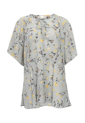 LOST INK PLUS  TOP IN FLORAL PRINT